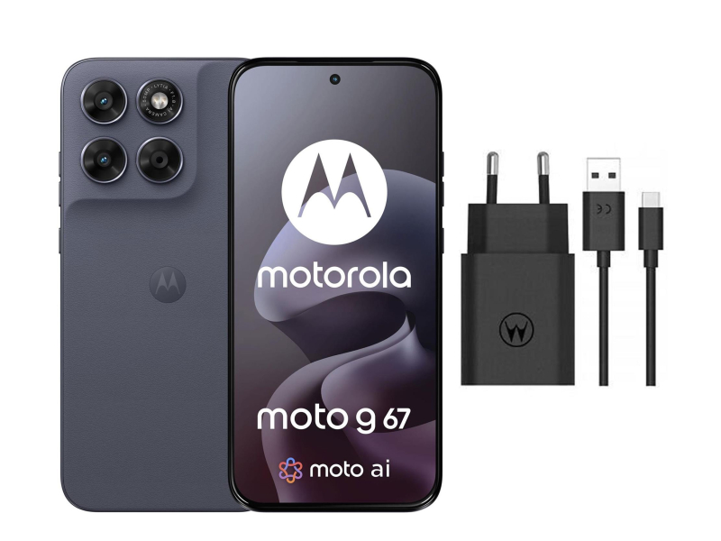 Motorola moto g67 5G 8/128GB Arctic Seal 120Hz + Ładowarka 33W