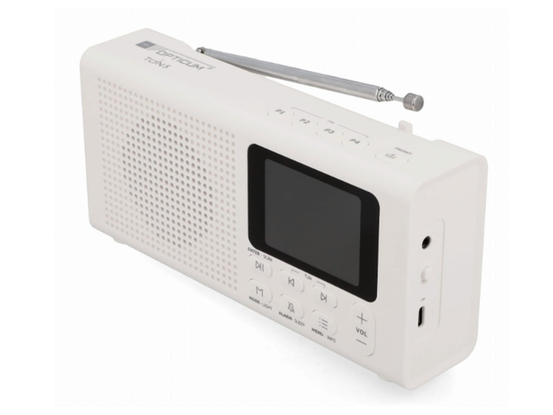 OPTICUM TON5 FM/DAB/DAB+/BT Białe