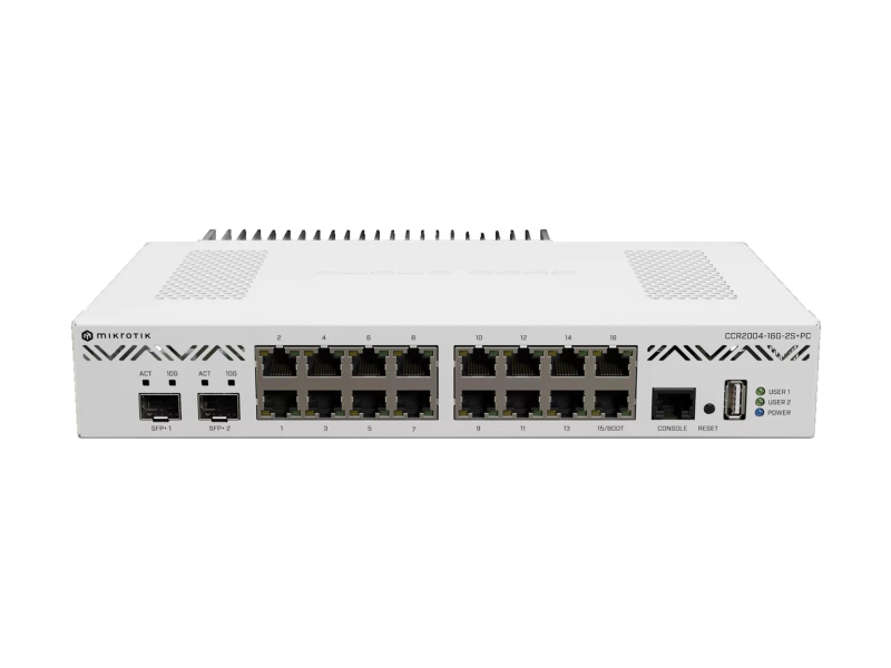 MikroTik CCR2004-16G-2S+PC