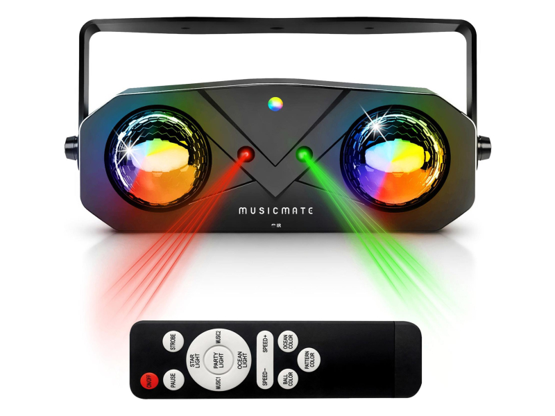 MusicMate Multiefekt dyskotekowy Party Light MM-DB400 BeamXtreme