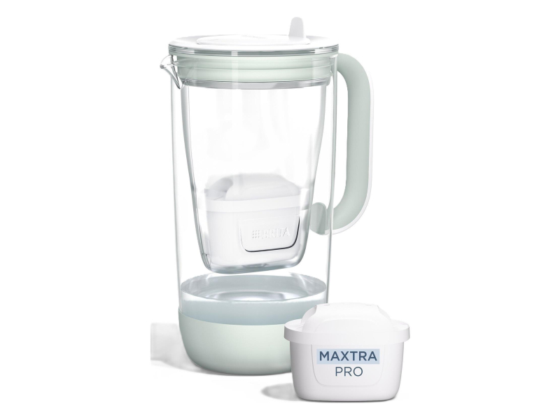 Brita Szklany dzbanek Glass miętowy z wkładem filtrującym MAXTRAPR