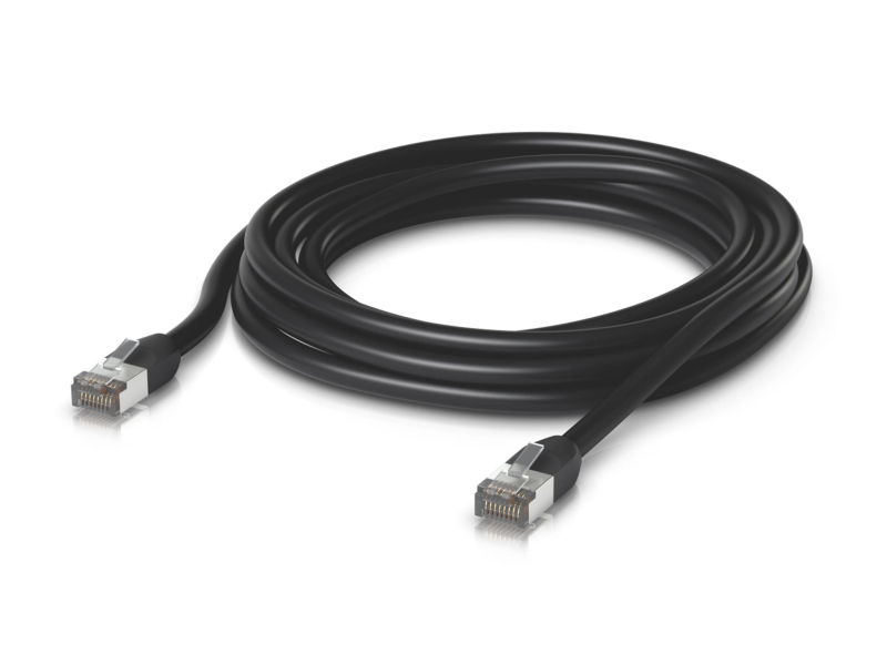 Ubiquiti UACC-Cable-Patch-Outdoor-5m-BK LAN Cat.5e STP 5m czarny