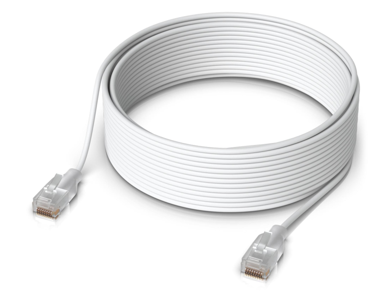 Ubiquiti UACC-Cable-Patch-EL-15m-W  LAN Etherlighting Cat.6 15m