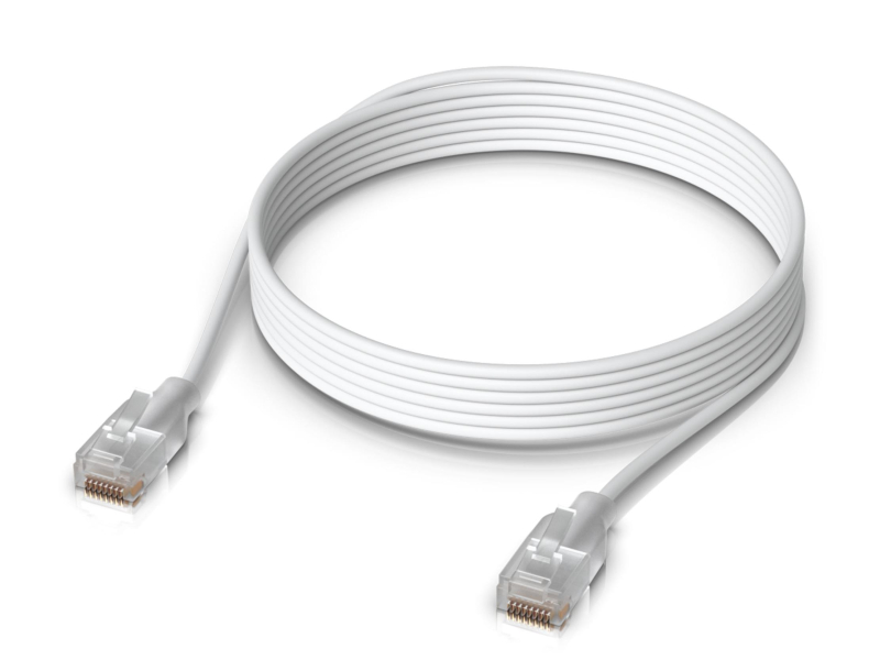 Ubiquiti UACC-Cable-Patch-EL-3m-W  LAN Etherlighting Cat.6 3m