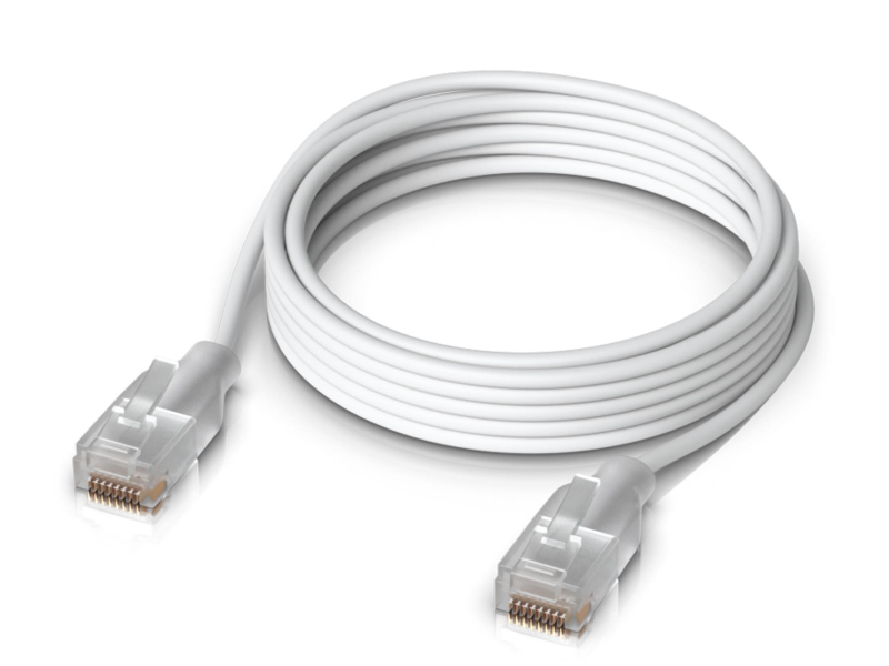Ubiquiti UACC-Cable-Patch-EL-2M-W  LAN Etherlighting Cat.6 2m