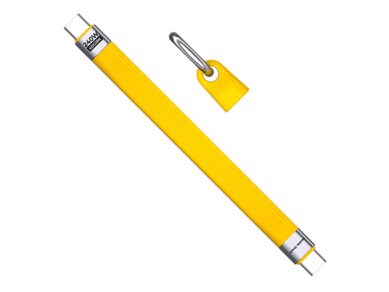 Mobile Origin Keychain Cable 40Gbps 8K USB-C CB17 240W Yellow