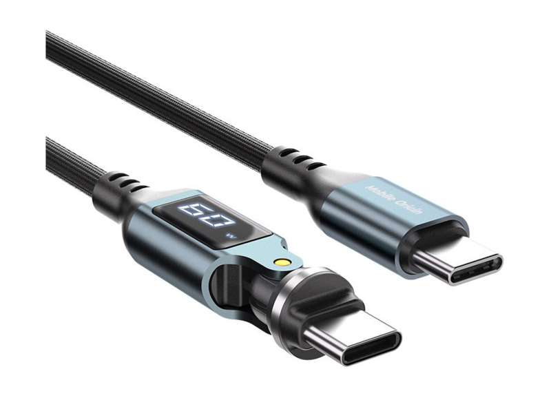 Mobile Origin Display 540° Rotating USB-C to USB-C 1m CB16 240W