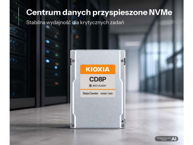 KIOXIA 15,36TB U.2 PCIe Gen5 CD8P-R