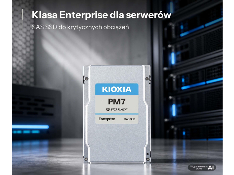 KIOXIA 7,68TB 2,5 SAS 24Gb/s PM7-R