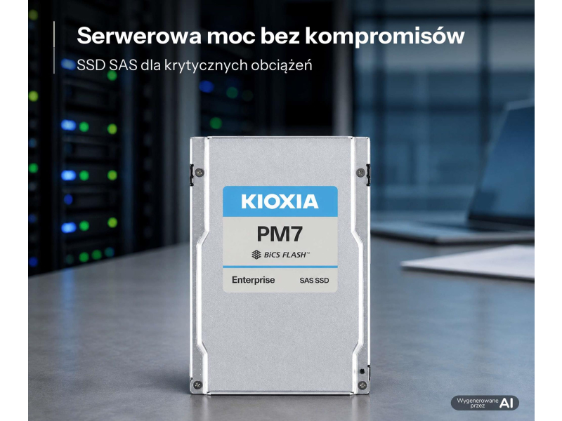 KIOXIA 3,2TB 2,5 SAS 24Gb/s PM7-V