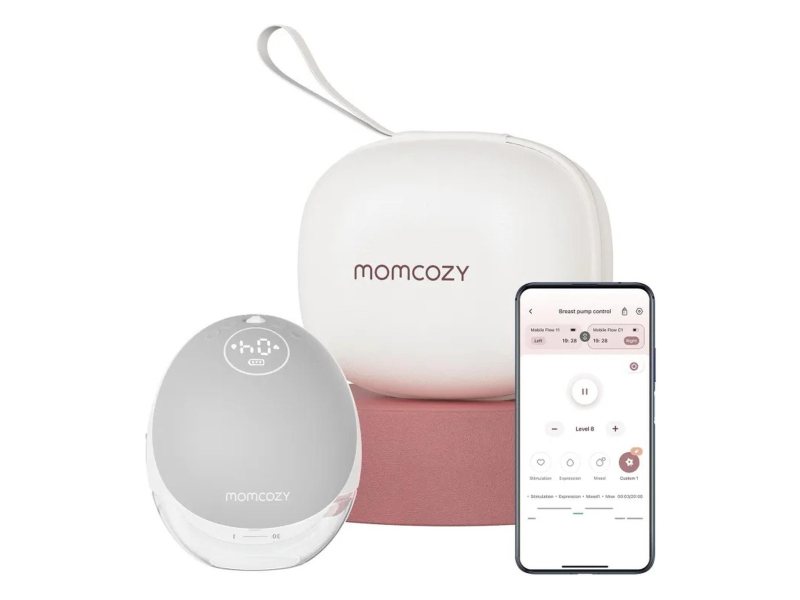 MOMCOZY Laktator M9, aplikacja
