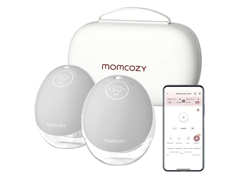 MOMCOZY Laktator M9, podwójny, szary, 150ML