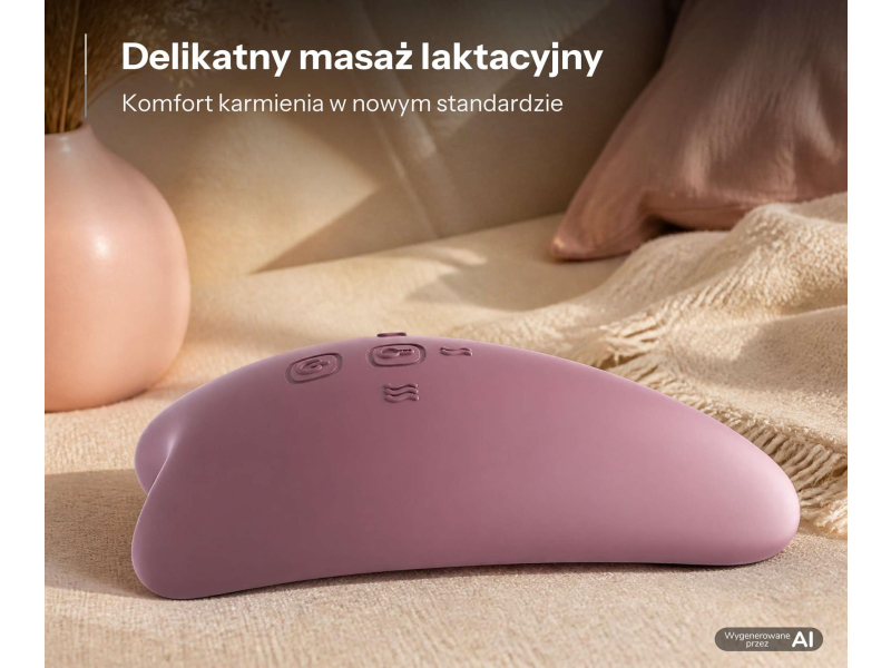 MOMCOZY Masażer laktacyjny A1, rozgrzewający i wibrujący, 1 szt.