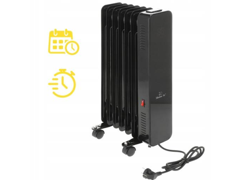 Grzejnik olejowy OSLO 1500W Black WiFi