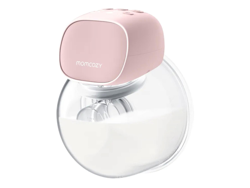 MOMCOZY Laktator S9 PRO, pojedynczy, różowy, 180ML