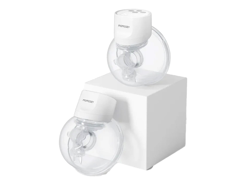 MOMCOZY Laktator S12 PRO, podwójny, szary, 180ML