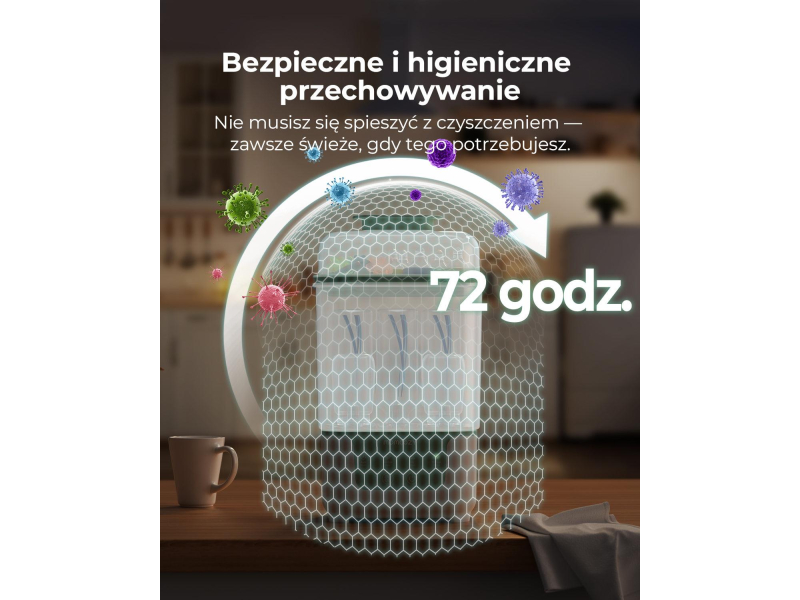 MOMCOZY Sterylizator i suszarka BS04, 4 W 1