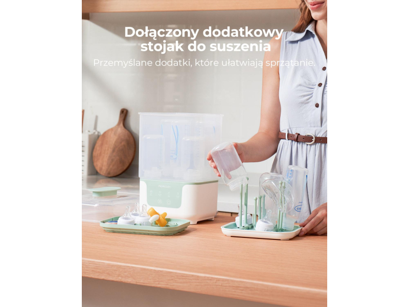 MOMCOZY Sterylizator i suszarka BS04, 4 W 1