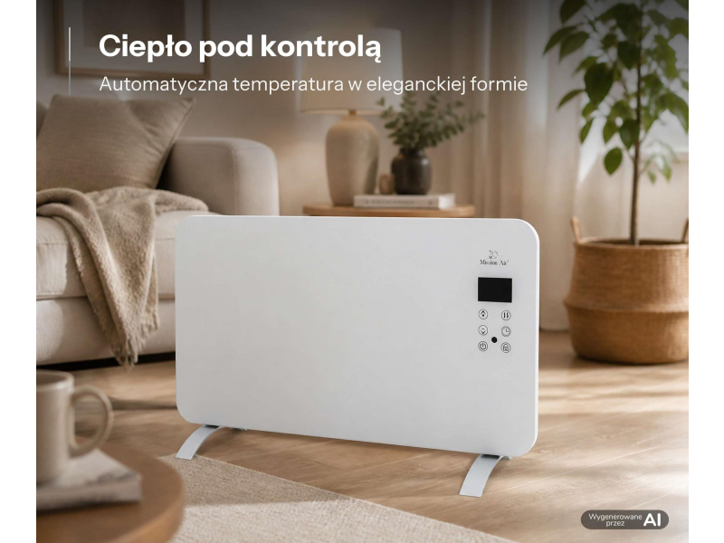 Mission Air Grzejnik konwektorowy PORTO WiFi 1500W Biały