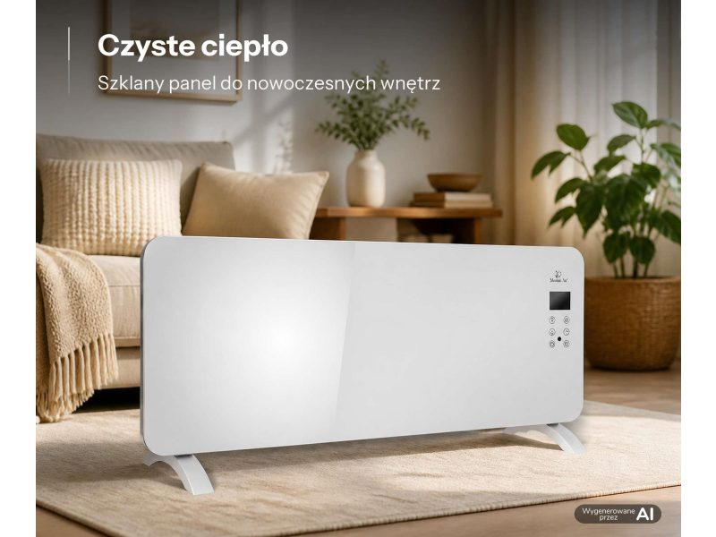 Mission Air Grzejnik konwektorowy PORTO WiFi 2400W Biały