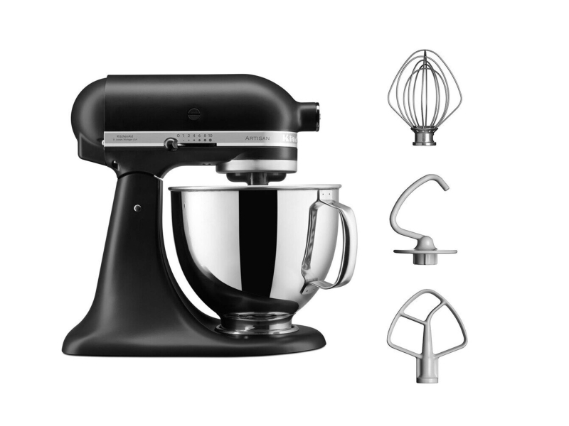 KitchenAid Mikser 4,8L Artisan 5KSM125EBM czarny mat