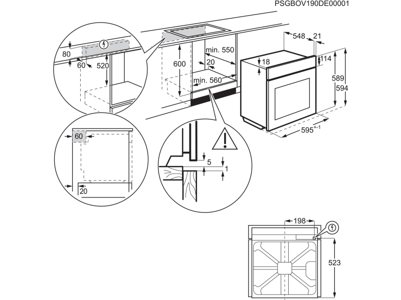 Pojemność 72 litry Electrolux EOD6F77WZ
