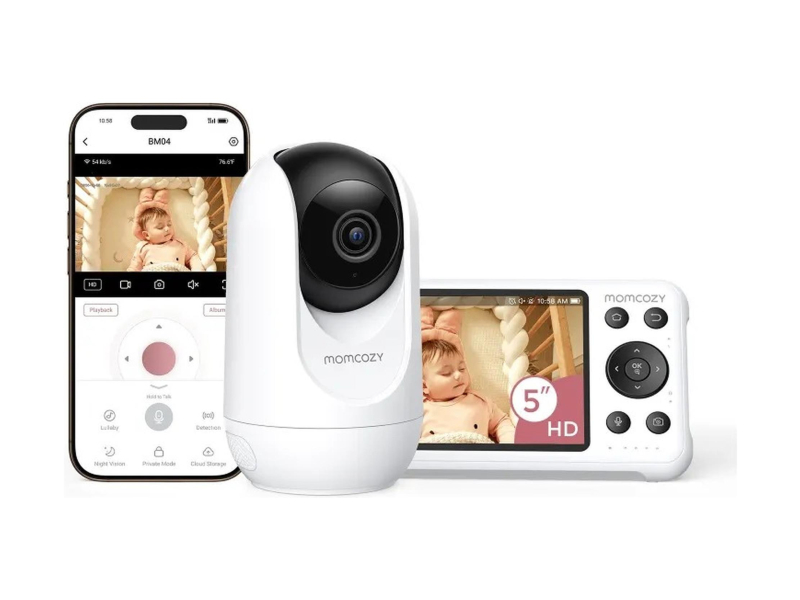MOMCOZY Niania elektroniczna BM04, SMART, WI-FI, wideo