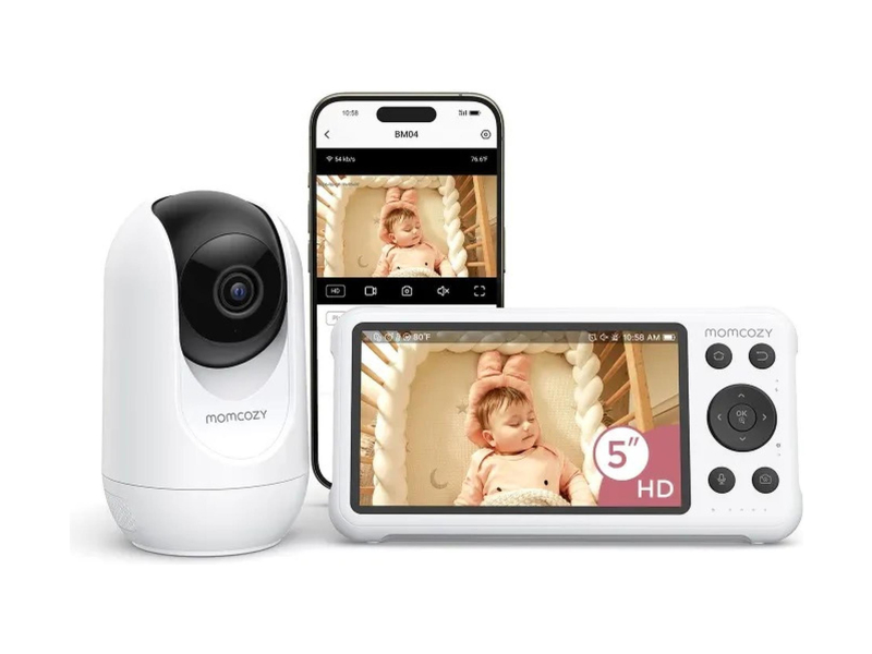 MOMCOZY Niania elektroniczna BM04, SMART, WI-FI, wideo