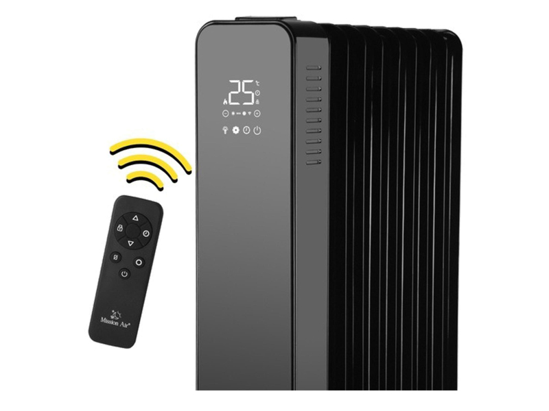 Grzejnik olejowy OSLO 2000W Black WiFi