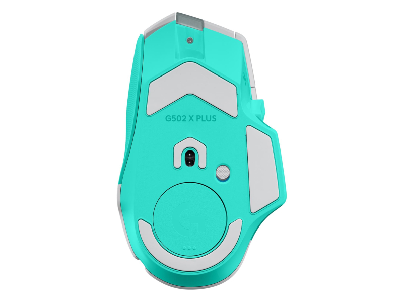 Logitech G502 X PLUS miętowy