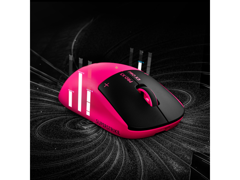 Logitech G PRO X3 Superstrike różowy
