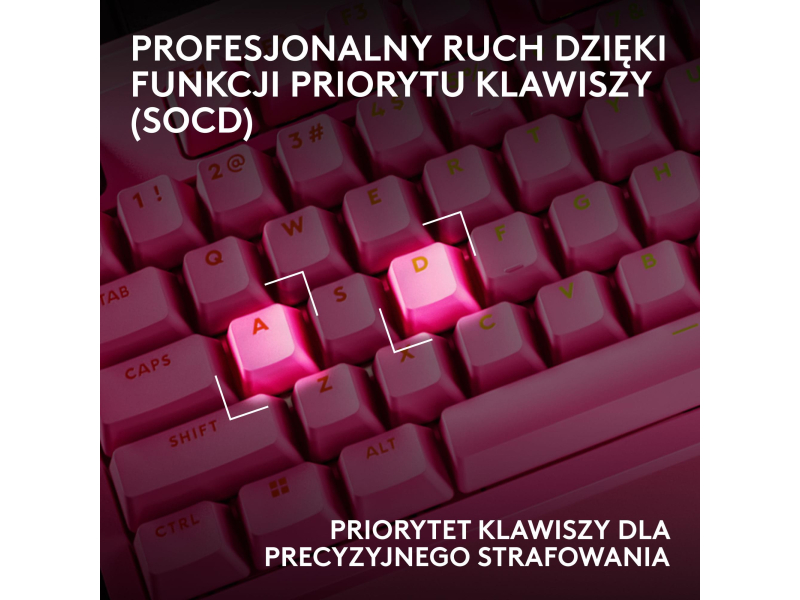 Logitech G PRO X2 TKL Rapid magenta
