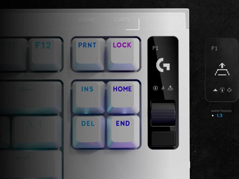 Logitech G PRO X2 TKL Rapid biały