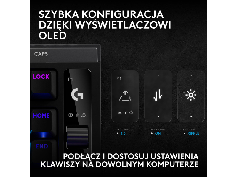 Logitech G PRO X2 TKL Rapid czarny