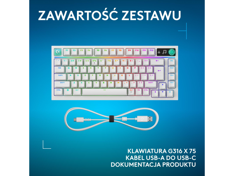 Logitech G316 X 75 biały