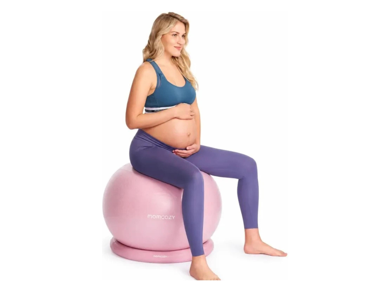 MOMCOZY Piłka porodowa MB01 BIRTHEASE, różowa