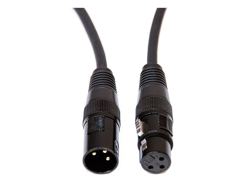 CABLE4ME przewód kabel DMX 3Pin 1m do świateł