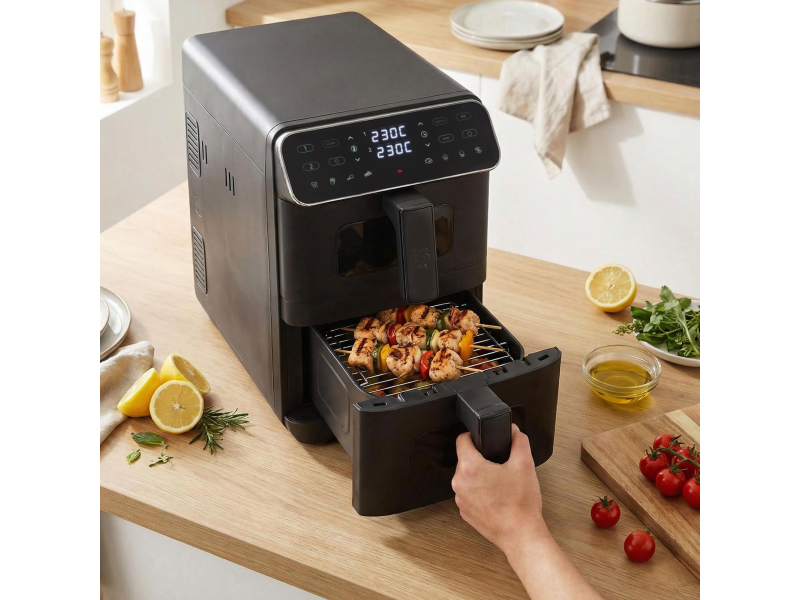 Frytkownica Salter Air Fryer Verticook Ultraview EK6783VDE - Łatwość obsługi
