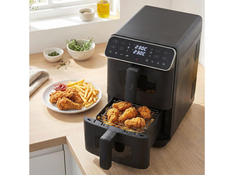 Frytkownica Salter Air Fryer Verticook Ultraview EK6783VDE - Beztłuszczowe smażenie