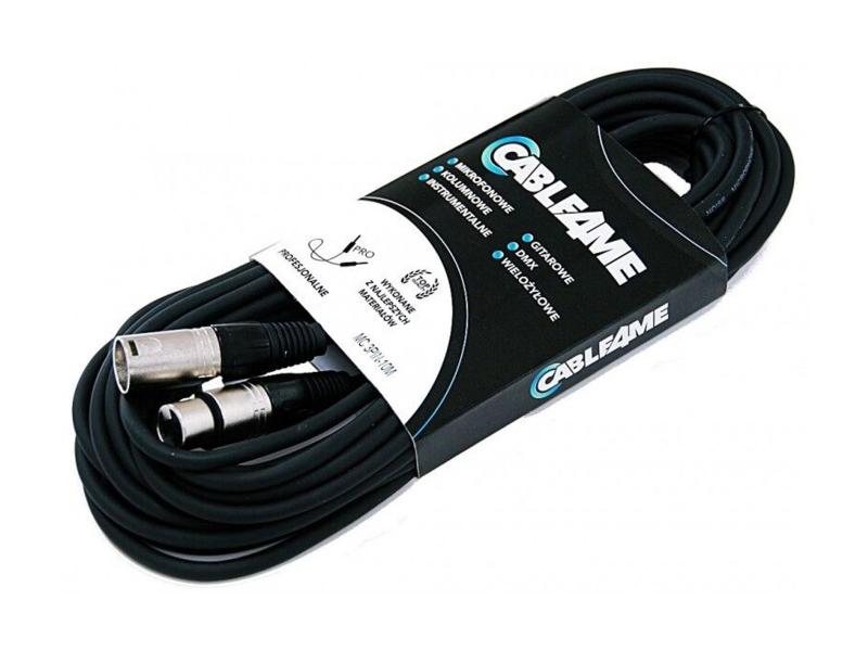 CABLE4ME przewód mikrofonowy sygnałowy XLR/XLR 10m