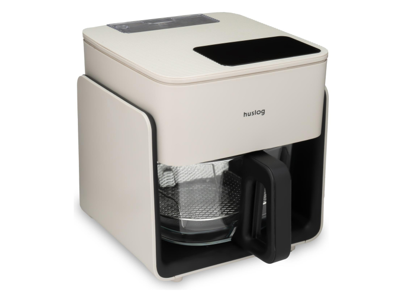 Huslog Air Fryer CrystalSteam szklany beżowy  4,2L