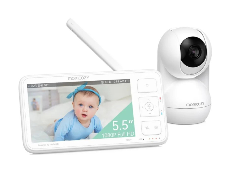 MOMCOZY Niania elektroniczna BM03, 5,5, 1080P FULL HD