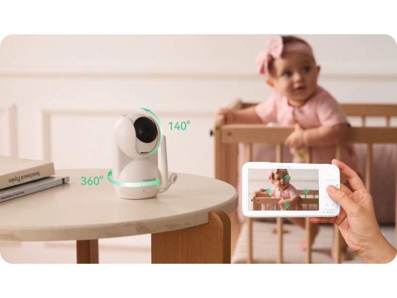 MOMCOZY Niania elektroniczna BM03, 5,5, 1080P FULL HD