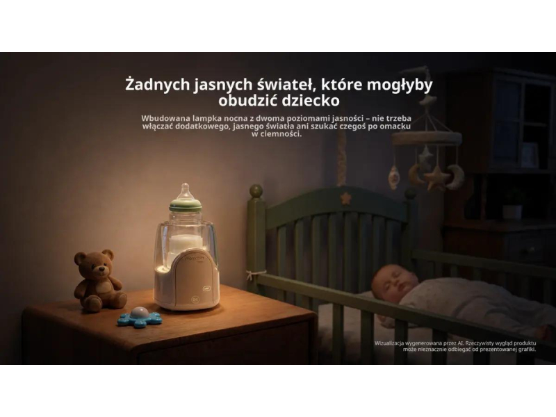 MOMCOZY Podgrzewacz do butelek MW06 NIGHTPRO