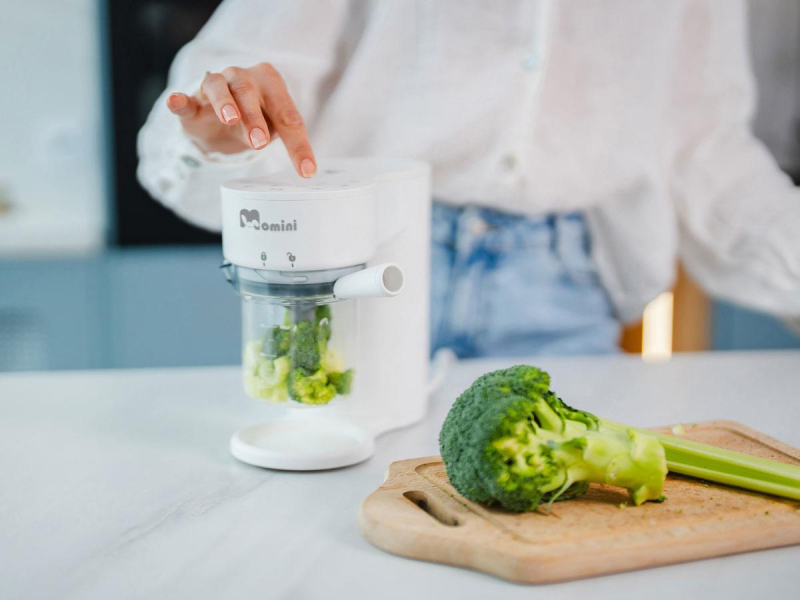 MOMINI Multiblender parowy YummyMaker 5w1 ze szklaną misą