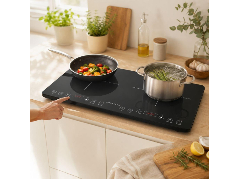 Kohersen Kuchenka indukcyjna Black Matt Double
