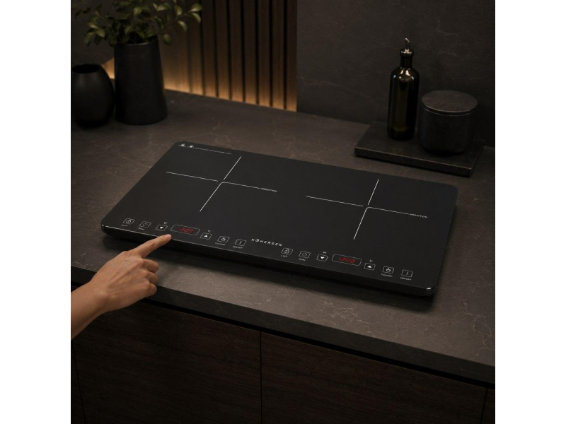 Kohersen Kuchenka indukcyjna Black Matt Double