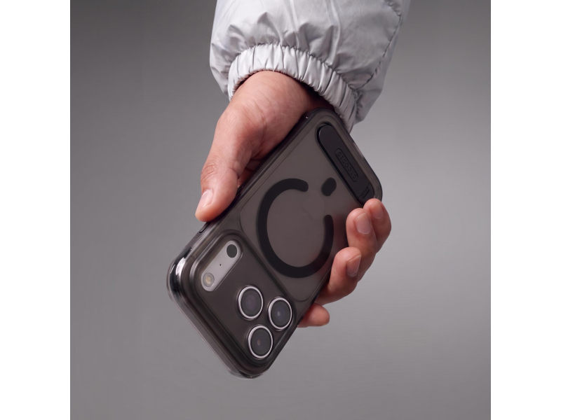 Decoded AntiMicrobial Hybrid Stand do iPhone 18 Pro Max Frost Black