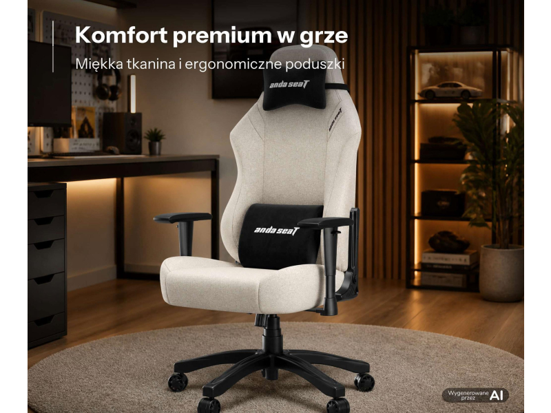 Anda Seat Luna L materiałowy beżowy