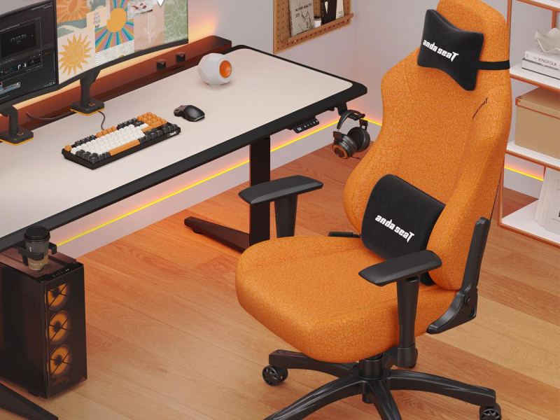 Anda Seat Luna L materiałowy pomarańczowy